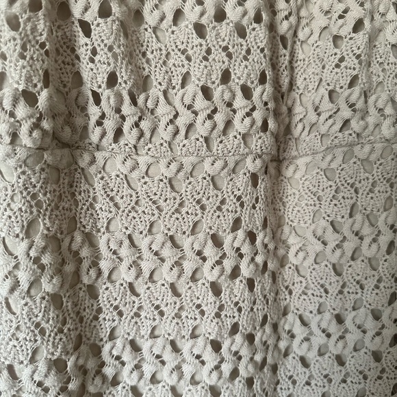 Free People tan tank crochet dress, size small - Picture 6 of 6